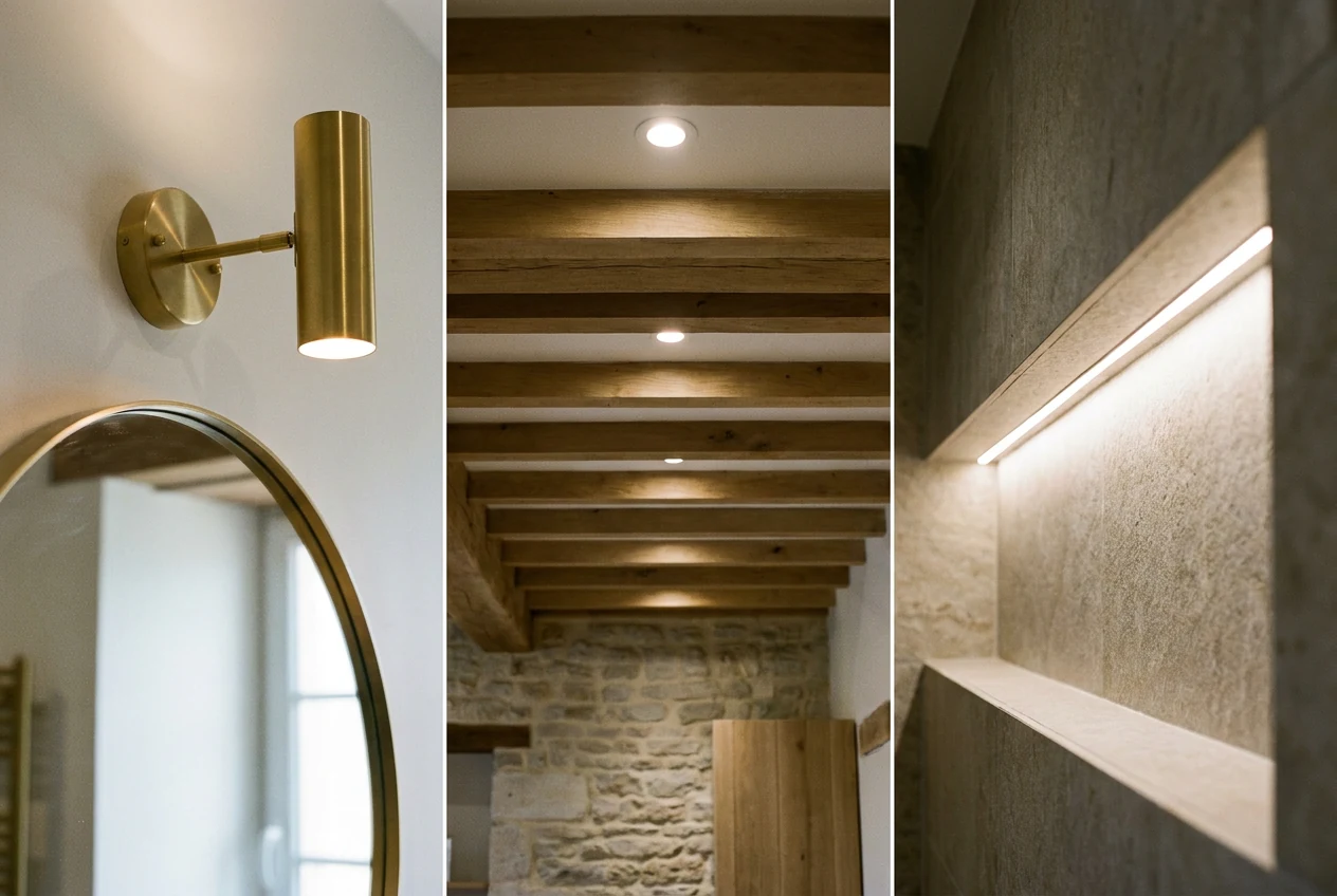 Éclairage de salle de bain à Mauges-sur-Loire