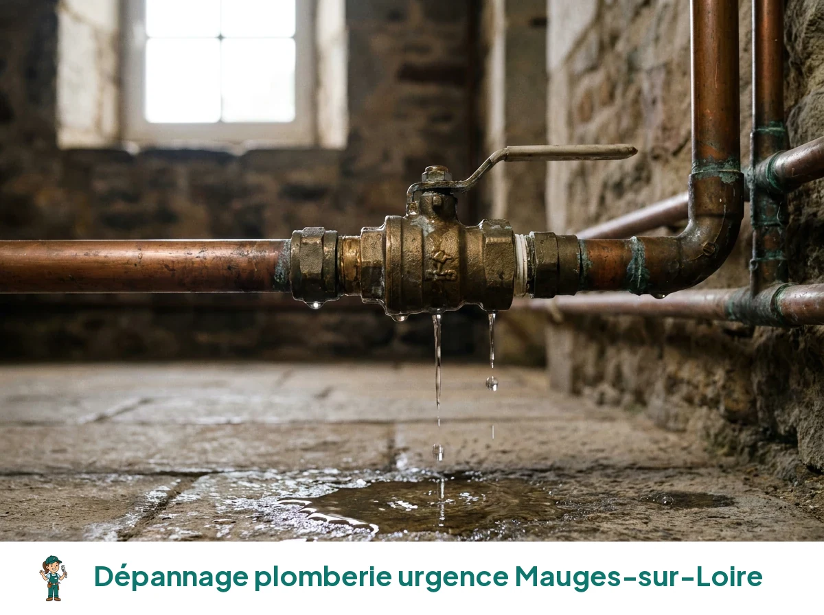Dépannage plomberie urgence à Mauges-sur-Loire