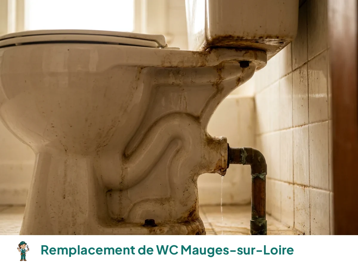 Remplacement de WC à Mauges-sur-Loire