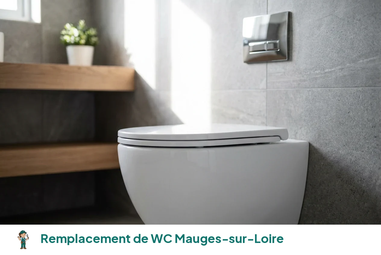 Remplacement de WC à Mauges-sur-Loire