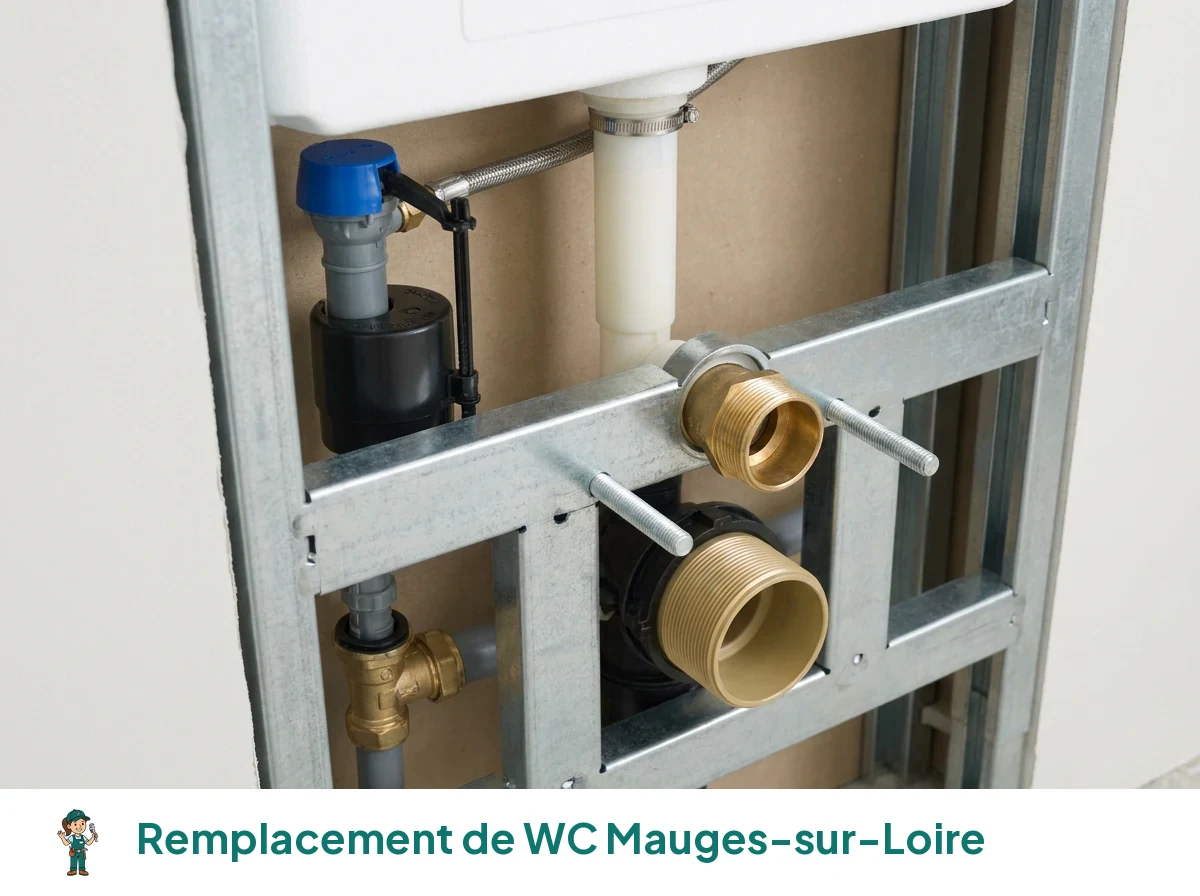 Remplacement de WC à Mauges-sur-Loire